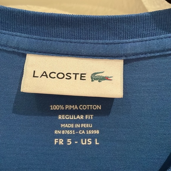 Mens Lacoste T-Shirt - Picture 2 of 4